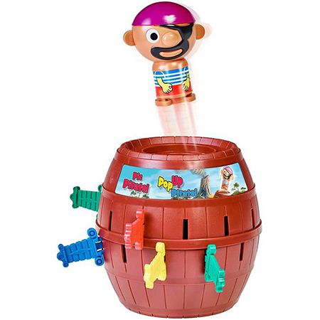 🏴‍☠️ TOMY Pop Up Pirate Gesellschaftsspiel ab 4 Jahren für 13,99€ (statt 18€)