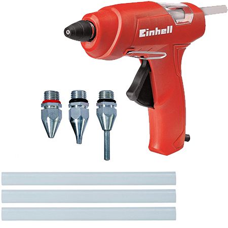 💪 Einhell TC-GG 30 Heißklebepistole mit verschiedenen Düsen für 9,90€ (statt 14€)
