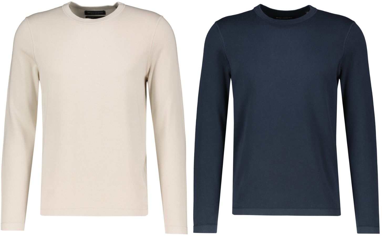 Marc OPolo Herren Sweatshirt mit Seide in Weiß oder Blau für 53,94€ (statt 60€)