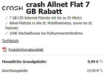 realme 9i LTE128GB in Schwarz für 19€ + crash Vodafone Allnet Flat mit 7GB für mtl. 9,99€ + 19,99€ AG + 100€ Bonus