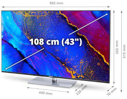 Medion LIFE X14312 UHD Smart TV mit 108cm Diagonale für 302,94€ (statt 350€)