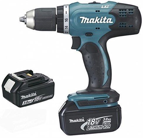 Makita Akku Bohrschrauber inkl. 2x 3Ah Akkus, Ladegerät und Koffer für 139,99€ (statt 161€)