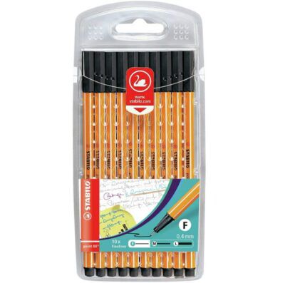 10er Pack: STABILO Fineliner point 88 in Schwarz für 7,19€ (statt 10€)