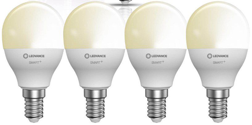 4er Pack LEDVANCE Smart+ E14 LED Lampe für 13,49€ (statt 24€)