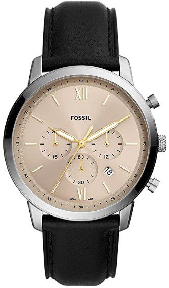 Fossil Chronograph (FS5885) Neutra Eco Leder in Creme/Schwarz für 58,80€ (statt 78€)