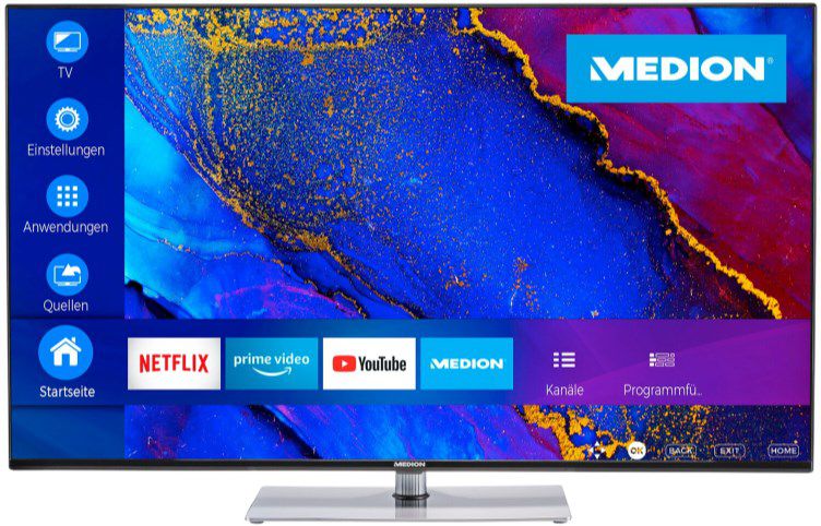 Medion LIFE X14312 UHD Smart TV mit 108cm Diagonale für 302,94€ (statt 350€)