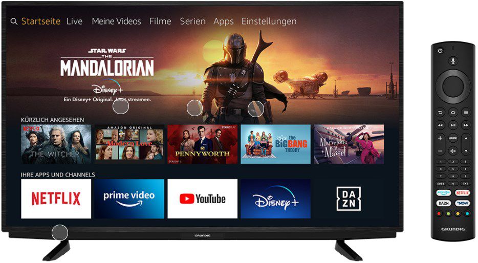 Grundig Vision 7 Fire TV (65 VAE 70) mit 65 Zoll und Ultra HD Auflösung für 439€ (statt 507€)