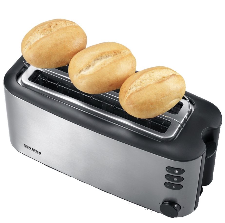 Severin AT 2509 Langschlitztoaster für 4 Scheiben Toast & Brötchenaufsatz für 32,91€ (statt 39€)