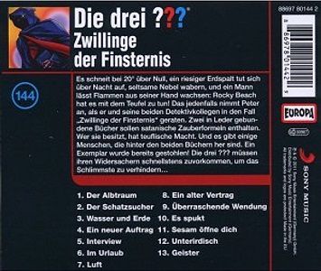 Die drei ??? – Zwillinge der Finsternis kostenlos bei YouTube anhören