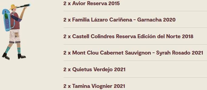 Vinos Amigos Paket mit 12 Flaschen Wein für 67,89€ (statt 127€)