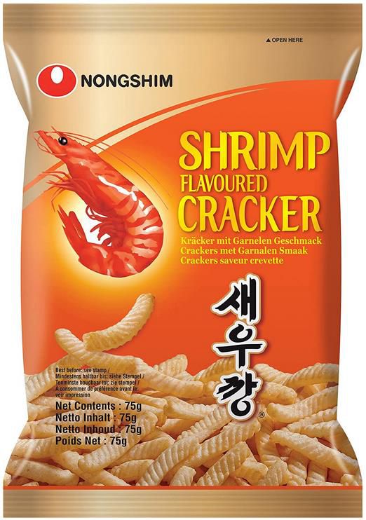 4x Nong Shim Shrimp koreanische Cracker ab 4,79€   Prime Sparabo