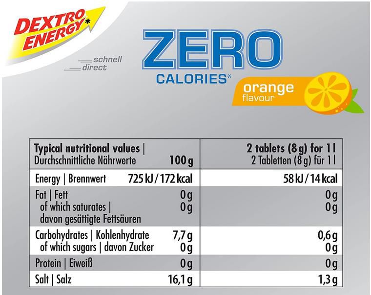 6x Dextro Energy Elektrolyte Sport Tabletten, Orange 2 x 3er Pack ab 11,37€ (statt 24€)   Prime Sparabo