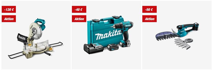 toom: Bis 30% Rabatt auf Makita   z.B. Makita 9558HNRX1 Winkelschleifer für 65,94€ (statt 78€)