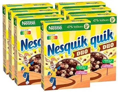 7x Nestlé Nesquik Duo (je 325g) ab 13,25€ (statt 20€)   Prime Sparabo