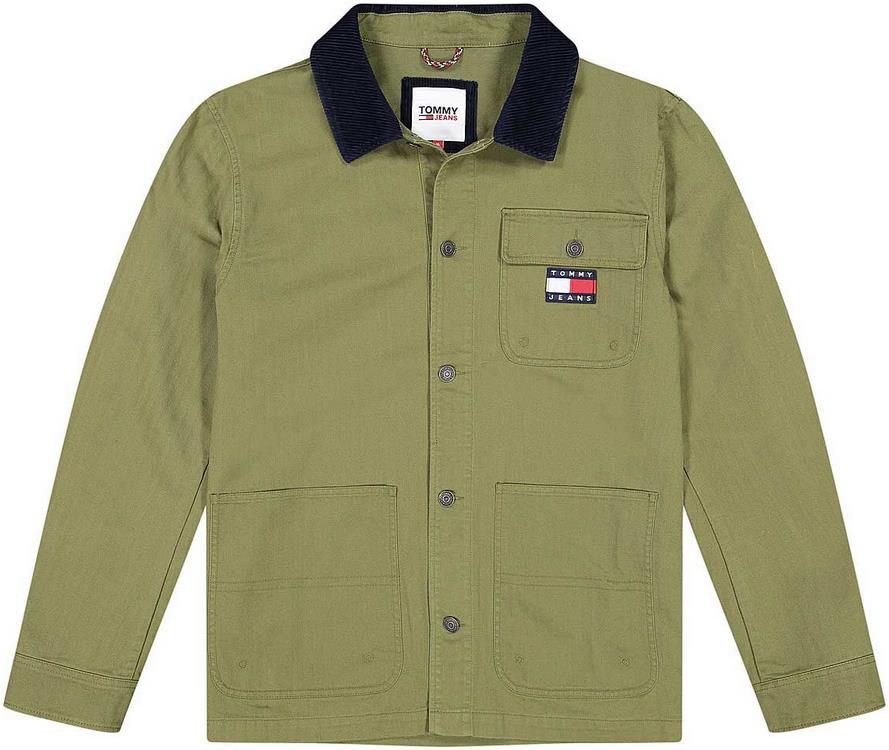 Tommy Jeans Badge Worker Herren Jacke für 63,99€ (statt 92€)   S bis L