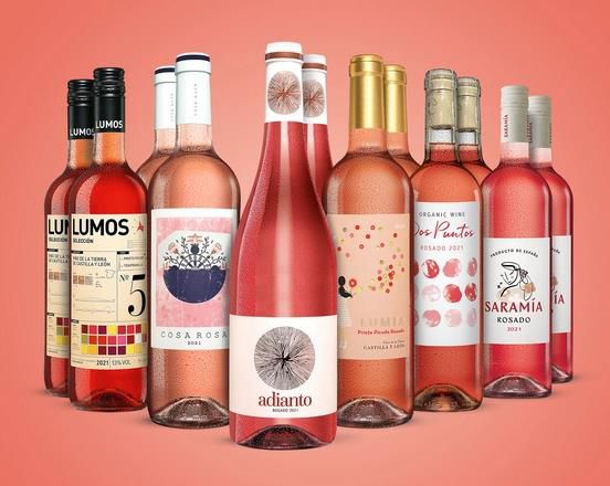 12 Flaschen Spanischer Roséwein im Rosé Genießer Paket für 63,90€ (statt 101€)