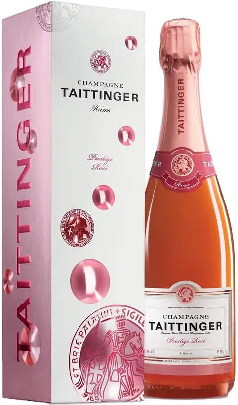 Taittinger Brut Rosé Champagner mit Geschenkverpackung, 0.75L für 37,90€ (statt 48€)