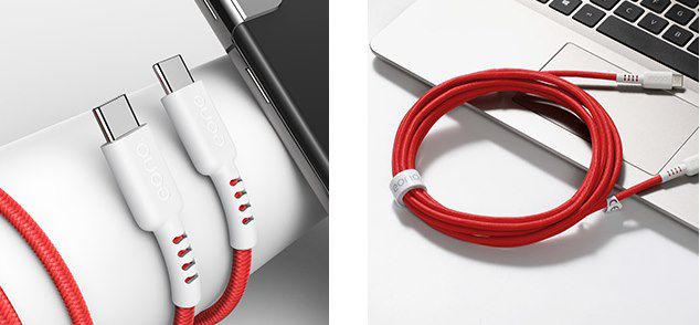 2x 3m Eono USB C zu USB C Kabel in Rot für 6,99€   Prime