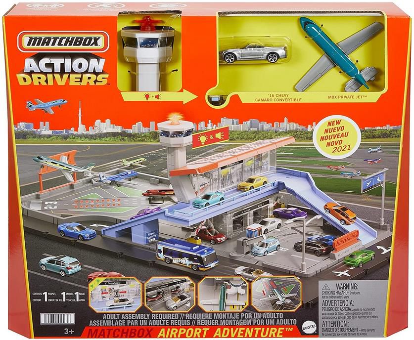 Matchbox Flughafenabenteuer mit Lichtern, Geräuschen & beweglichen Teilen für 31,43€ (statt 40€)