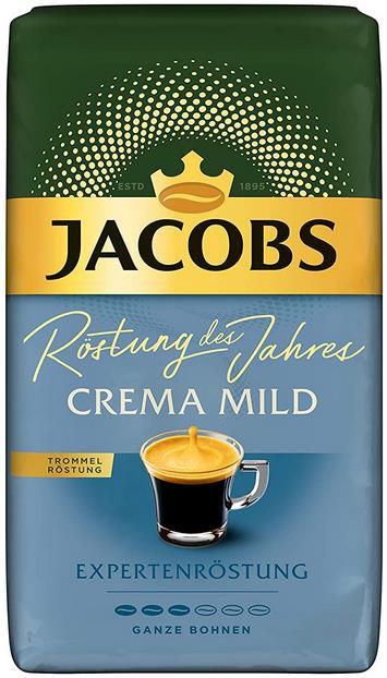 Jacobs Expertenröstung Crema Mild Kaffeebohnen 1 kg ab 9,27€ (statt 16€)   Prime Sparabo