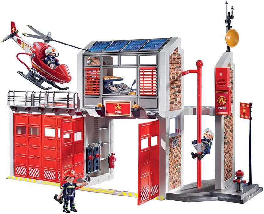 Playmobil 9462   City Action Große Feuerwache mit Sound für 45,99€ (statt 67€)