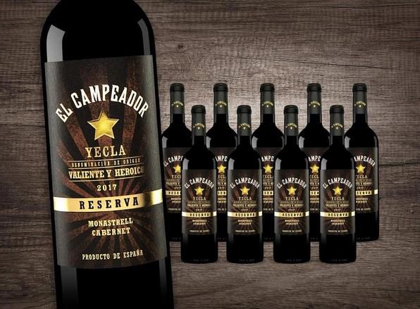 10 Flaschen El Campeador Reserva 2017 für 50,40€ (statt 99€)