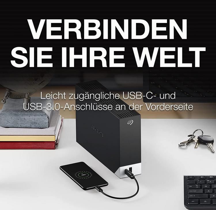 Seagate One Touch HUB 18 TB externe Festplatte mit 2 fach USB Hub für 344€ (statt 432€)