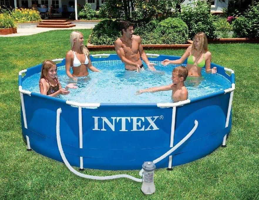 Intex 28202GN Metal Frame Pool 305 x 76 cm mit Filterpumpe für 49,25€ (statt 69€)