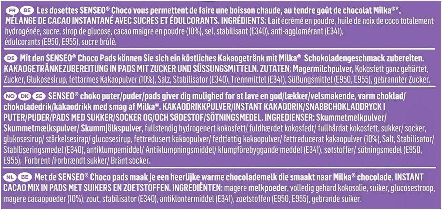 40er Pack Senseo Milka Kakao Pads ab 10,89€ (statt 14€)