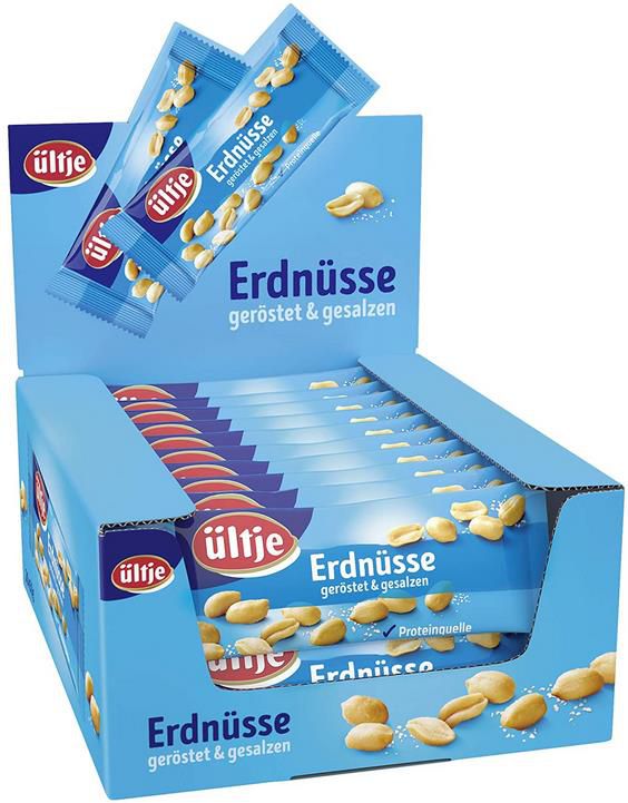 20er Pack ültje Erdnüsse Riegelbeutel geröstet & gesalzen 20 x 50 g ab 8,63€ (statt 11€)   Prime Sparabo