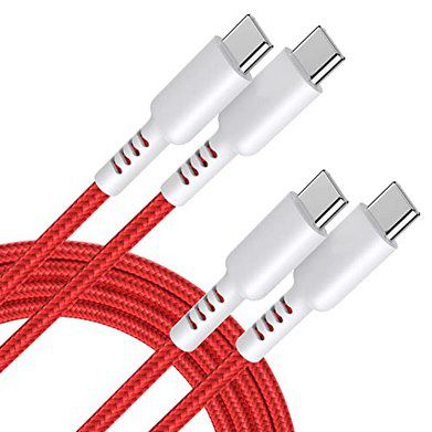 2x 3m Eono USB C zu USB C Kabel in Rot für 6,99€   Prime