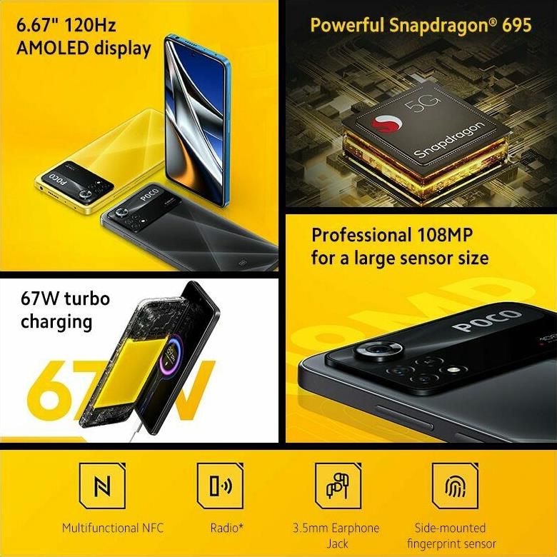 POCO X4 Pro Smartphone mit 128GB und 6GB Ram für 227,90€ (statt 280€)