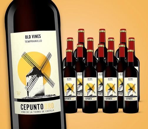 15 Flaschen Cepunto Oro Spanischer Rotwein für 45,90€ (statt 74€)
