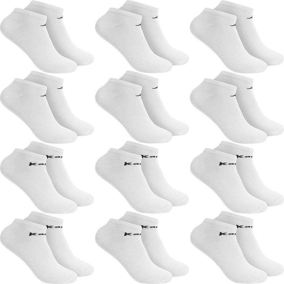 12 Paar Kappa Sneakersocken in Schwarz oder Weiß für 13,99€ zzgl. Versand