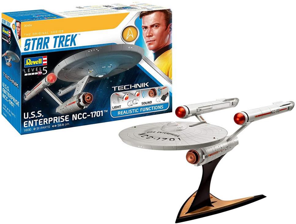 Revell 454 Star Trek USS Enterprise NCC 1701 Science Fiction Bausatz 1:600 für 54,70€ (statt 84€)