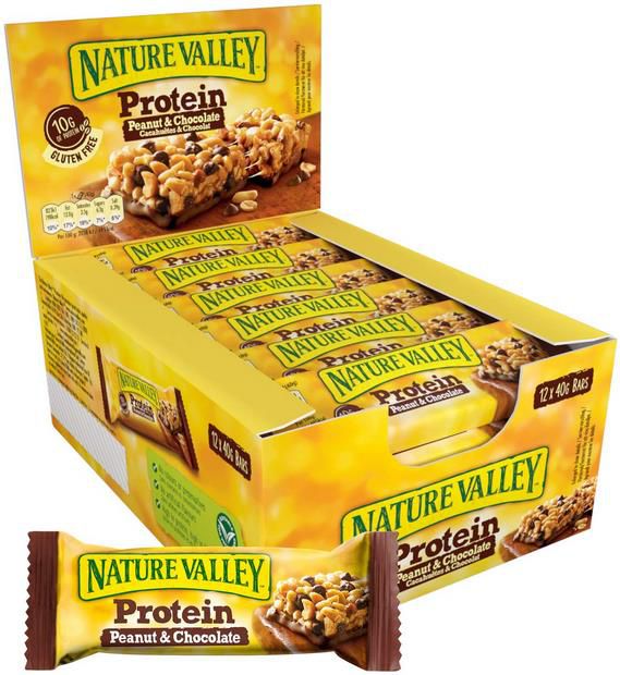 12er Pack Nature Valley Protein Peanut & Chocolate ab 7,24€ (statt 10€)   Prime Sparabo