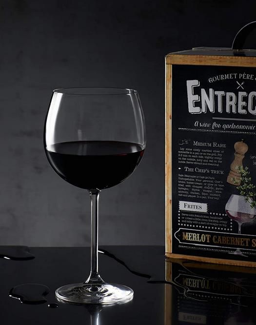 5 Liter Entrecote Merlot, Cabernet Sauvignon, Syrah   Rotwein aus Frankreich Bag in Box ab 20,24€ (statt 31€)   Prime Sparabo