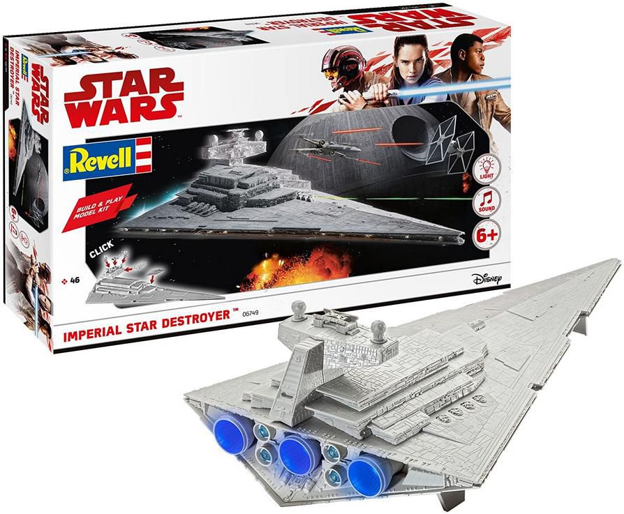 Revell RV06749 Star Wars Imperial Star Destroyer 1:4000 mit Licht und Sound für 10,53€ (statt 26€)   Prime