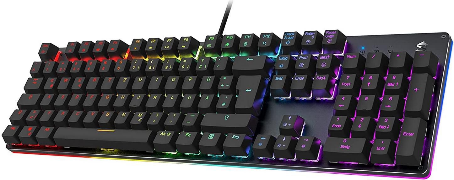 Black Shark Sixgill Mechanische Gaming Tastatur mit RGB Beleuchtung für 47,99€ (statt 60€)