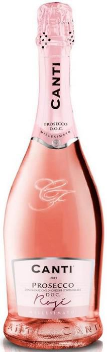 Canti Prosecco D.O.C. Rosè Millesimato, trockener Schaumwein aus Italien 0.75l für 7,90€ (statt 10€)   Prime