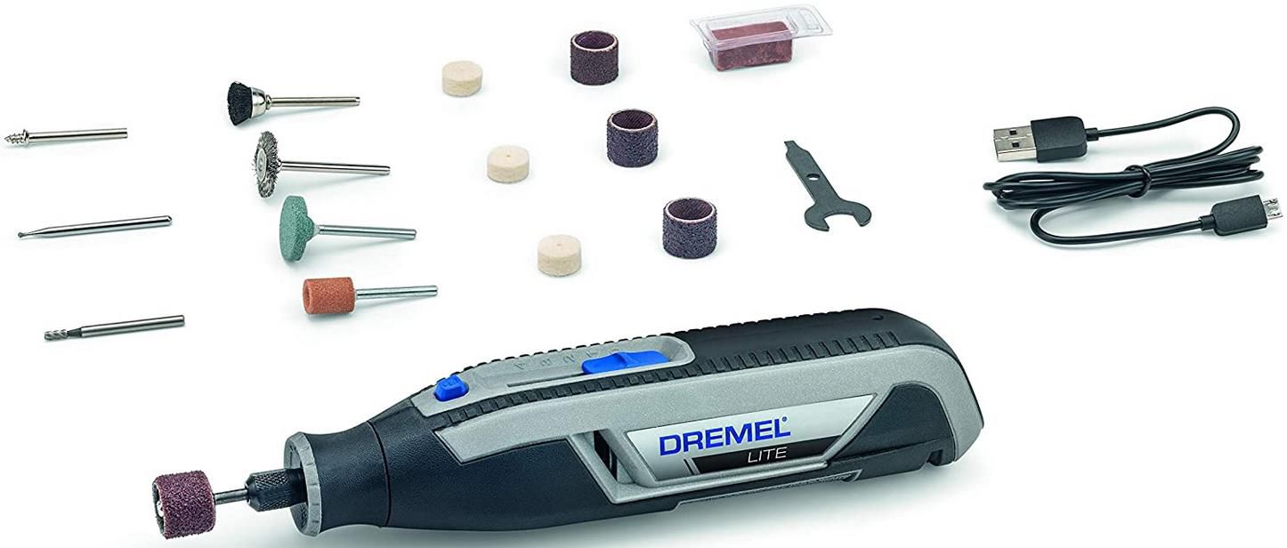 Dremel Lite 7760 Akku Multifunktionswerkzeug 3.6V mit 15 Zubehörteilen für 46,99€ (statt 58€)