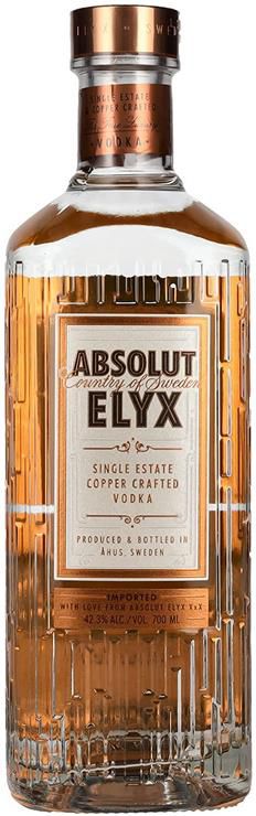 Absolut Elyx   Per Hand destillierter Luxus Vodka aus Schweden 42,3% Vol. 0,7l für 29€ (statt 35€)