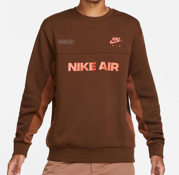 Nike Air Herren Fleece Rundhalsshirt mit angerauter Innenseite für 41,97€ (statt 70€)