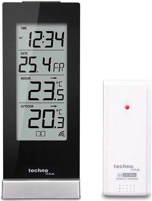 Technoline WS 9767 Wetterstation mit Funkuhr, Innen  und Außentemperaturanzeige für 15,99€ (statt 22€)   Prime