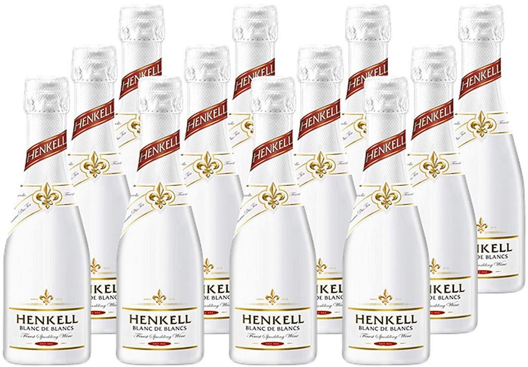 12er Pack Henkell Sekt Blanc de Blancs Trocken je 0,2l ab 16,23€ (statt 20€)   Prime