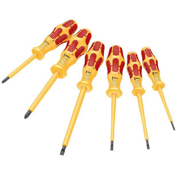 🪛 Wera 1060 i/1062 i/6 VDE Schraubendrehersatz Kraftform für 18,99€ (statt 25€)
