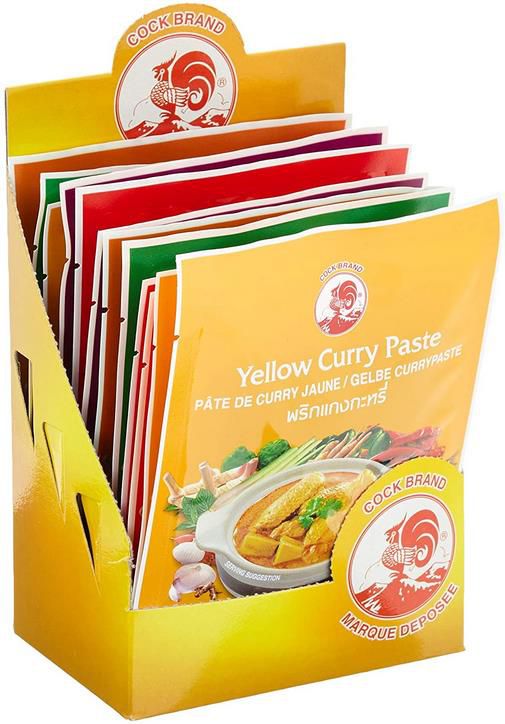 12er Pack Cock Currypaste Mischkarton, 12 x 50g ab 9,32€ (statt 12€)   Prime Sparabo