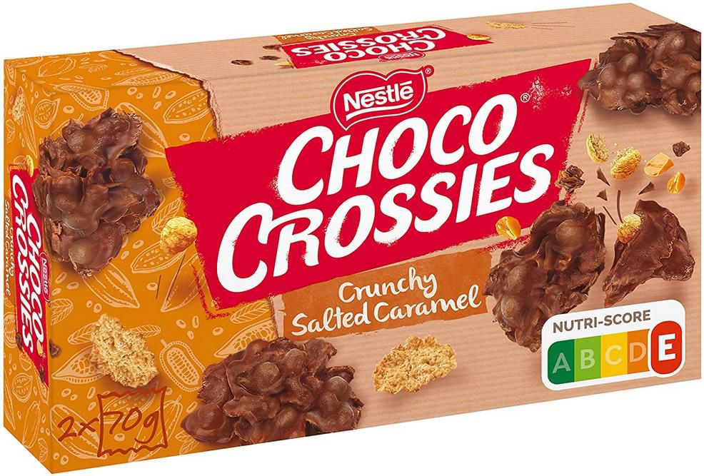 9er Pack Nestle Choco Crossies Crunchy Salted Caramel 9 x 140g ab 14,24€ (statt 18€)   Prime