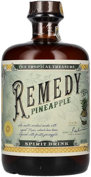 Remedy Rum Pineapple The Tropical Treasure mit lieblicher Essenz der Ananas verfeinert 40% Vol. 0,7l für 15,99€ (statt 20€)   Prime