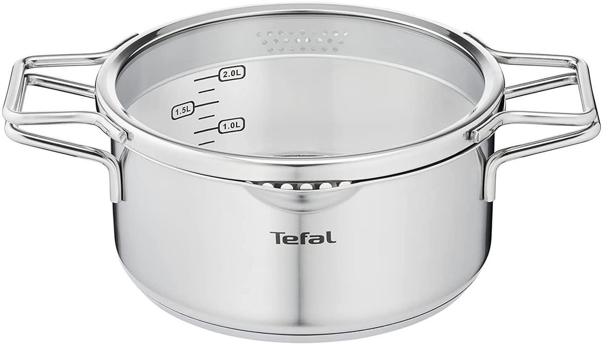 Tefal H85244 Nordica Kochtopf 20 cm mit Glasdeckel für 40,99€ (statt 53€)